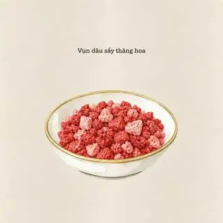 Hình ảnh Vụn dâu sấy thăng hoa