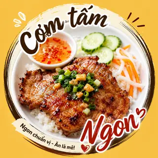 Hình ảnh Cơm tấm sườn nướng