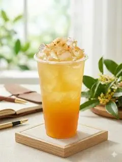 Hình ảnh TRÀ NHÃN HOA MỘC TÊ(Quế Hoa)-700ml
