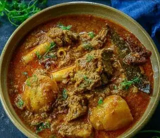 Hình ảnh  Combo cà ri dê + cơm Nị/ Mutton curry & biryani rice
