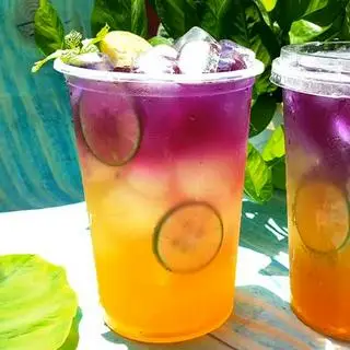 Hình ảnh Trà Chanh Dây Hoa Đậu Biết 