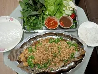 Hình ảnh cá tai tượng chiên xù rau rừng 1.6kg 