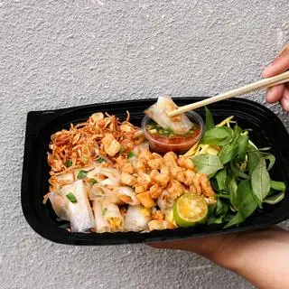Hình ảnh Cuộn trứng lòng đào dẻo + TÓP MỠ RIM MẮM TỎI