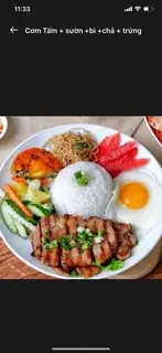 Hình ảnh Cơm tấm sườn bì chả trứng 