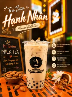 Hình ảnh Trà Sữa Hạnh Nhân