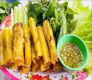 Hình ảnh ram bắp tặng kèm trà tắc 