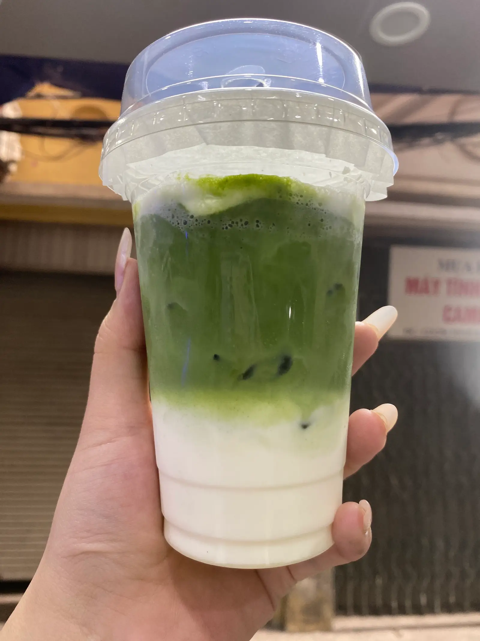 Hình ảnh Matcha sữa gấu