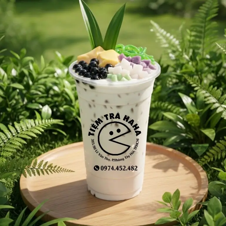 Hình ảnh Trà Sữa Gạo Rang Full Topping