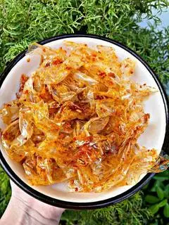 Hình ảnh Bánh Tráng Sợi Trộn Muối Tấc