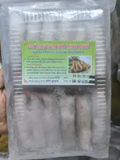 Hình ảnh Chả ram tôm đất Quy Nhơn, hộp 500gram 24cái.