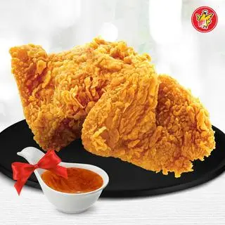 Hình ảnh 2 Gà giòn + 1 Phần Xốt Cay