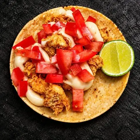 Hình ảnh Tacos gà chiên xù