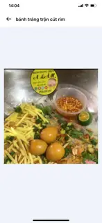 Hình ảnh BÁNH TRÁNG TRỘN MỠ HÀNH- CÚT RIM 