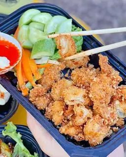 Hình ảnh Gà viên sốt mắm tỏi