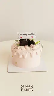 Hình ảnh Bánh kem sinh nhật Kem chảy oreo - size 12cm