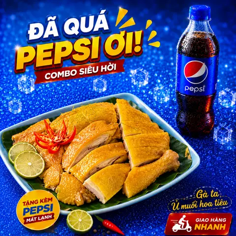 Hình ảnh Combo 1/2 Con Gà Ủ Muối  + 1 nước ngọt
