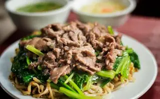Hình ảnh phở xào bò 