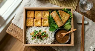 Hình ảnh Bún mắm nêm đậu hũ - chả cá - chả ram