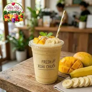 Hình ảnh Sinh Tố Xoài + Chuối