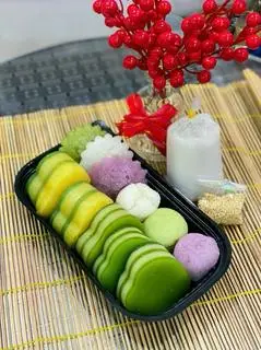 Hình ảnh Set (3Da Lợn - 2Bò Lợn - 3Rễ tre - 3Bông) + Cốt dừa