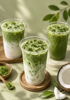 Hình ảnh Matcha Nhật sữa dừa 