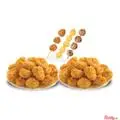 Hình ảnh Combo 2 gà popcorn lắc phô mai - 3 xiên - khoai