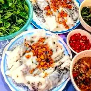 Hình ảnh Bánh cuốn nhân thịt - chả nướng