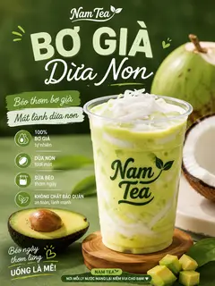 Hình ảnh Bơ già dừa non