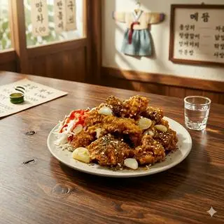 Hình ảnh Gà sốt bơ tỏi