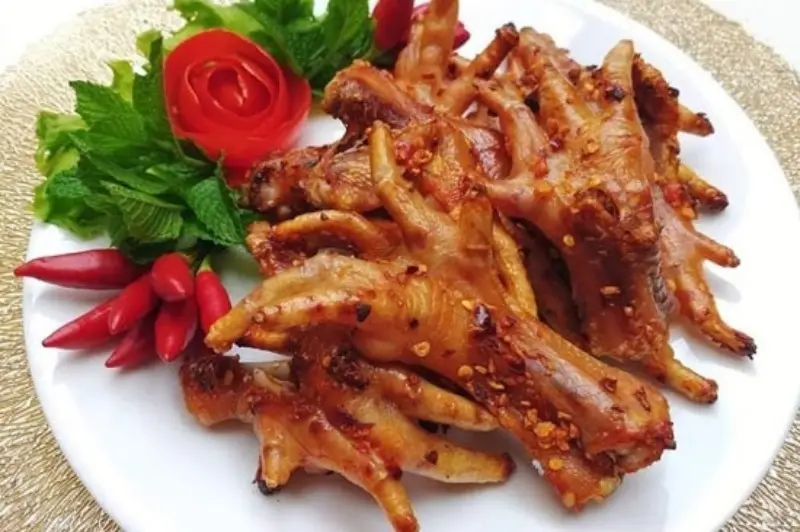 Hình ảnh 5 chân gà rút xương nướng mật ong 