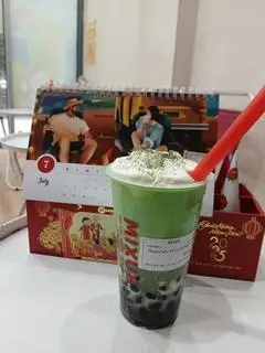 Hình ảnh matcha latte kem muối