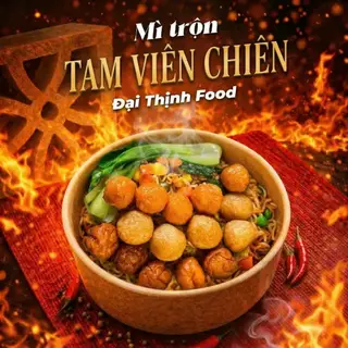 Hình ảnh Mì trộn - tam viên chiên