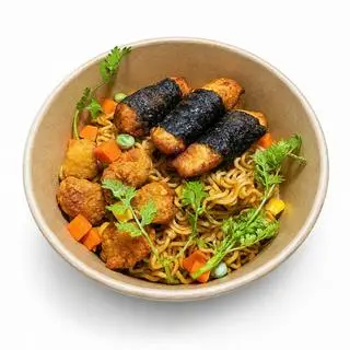 Hình ảnh 1 Udon trộn sốt phô mai cay kiểu Nhật - 5 gà viên - 3 gà cuộn rong biển