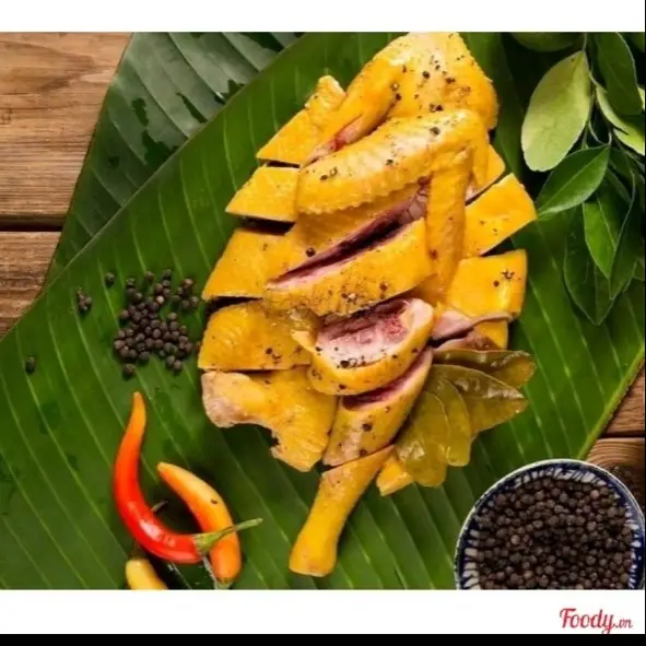 Hình ảnh gà U Muối Hoa tiêu Nửa Con