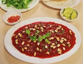 Hình ảnh tiết canh vịt