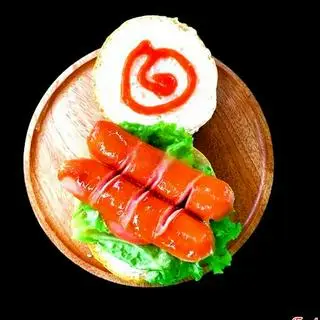 Hình ảnh Hamburger xúc xích