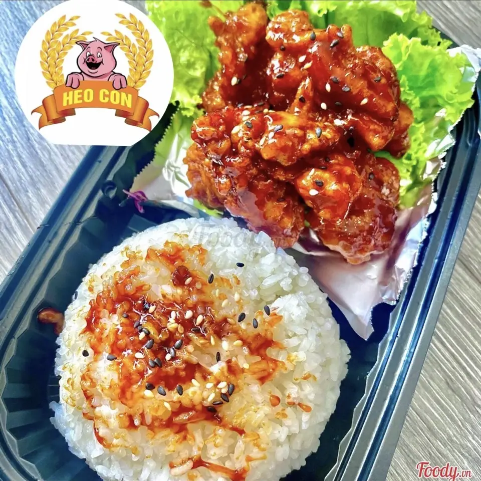 Hình ảnh CB: Cơm thố Gà viên  Sốt + Canh Rong Biển Thịt Bằm