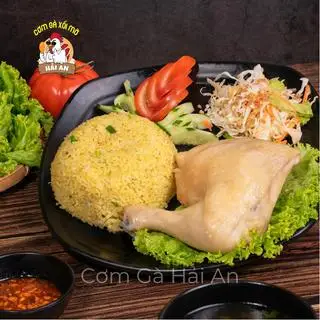Hình ảnh Cơm Gà Hấp Muối Tuyết ( đùi lớn )