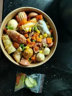 Hình ảnh Mì trộn 2 gói topping ĐỈNH CHÓP