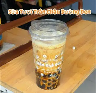 Hình ảnh Sữa tươi trân châu đường đen