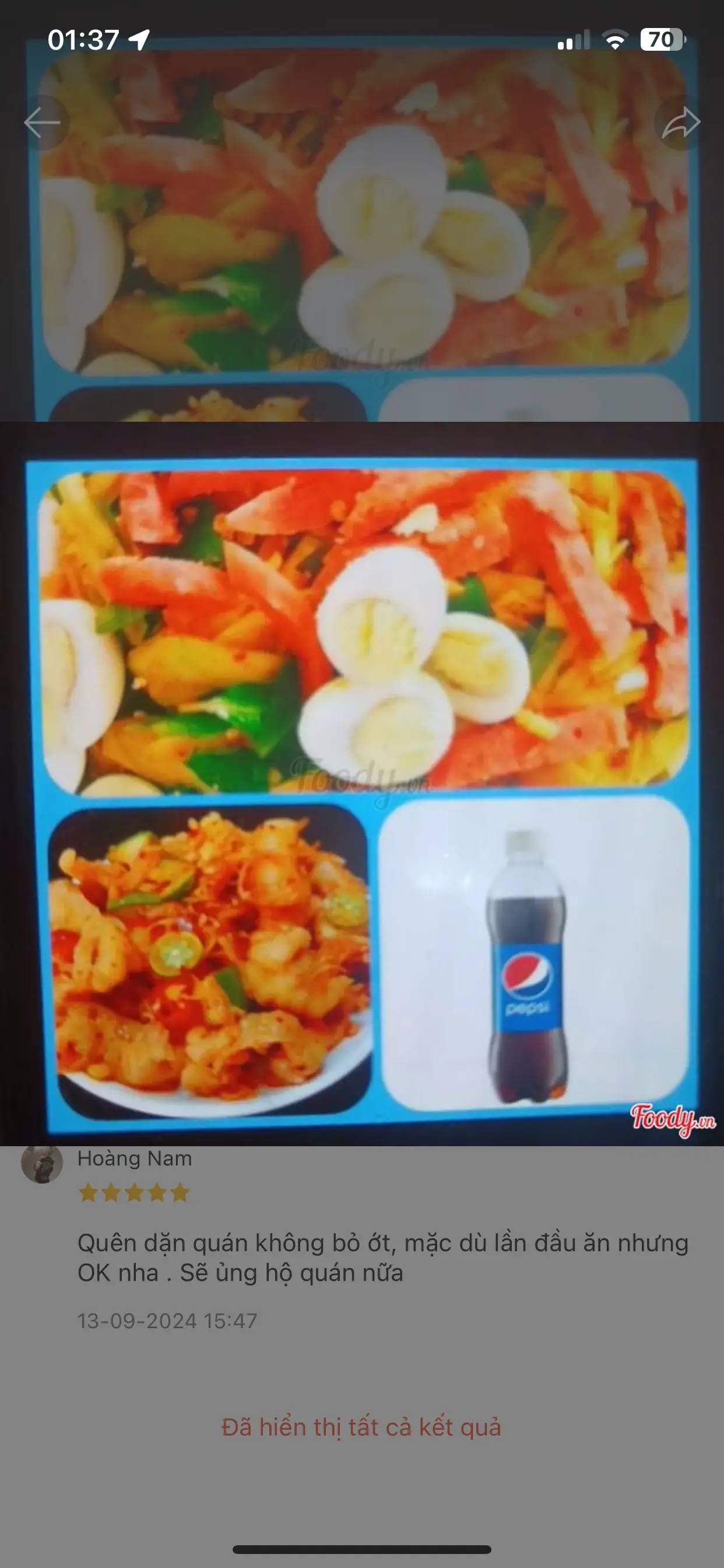 Hình ảnh Combo:/Tré trộn khổng lồ +chân gà sốt thái (tặng 1chai pessi)+1bánh phồng tôm