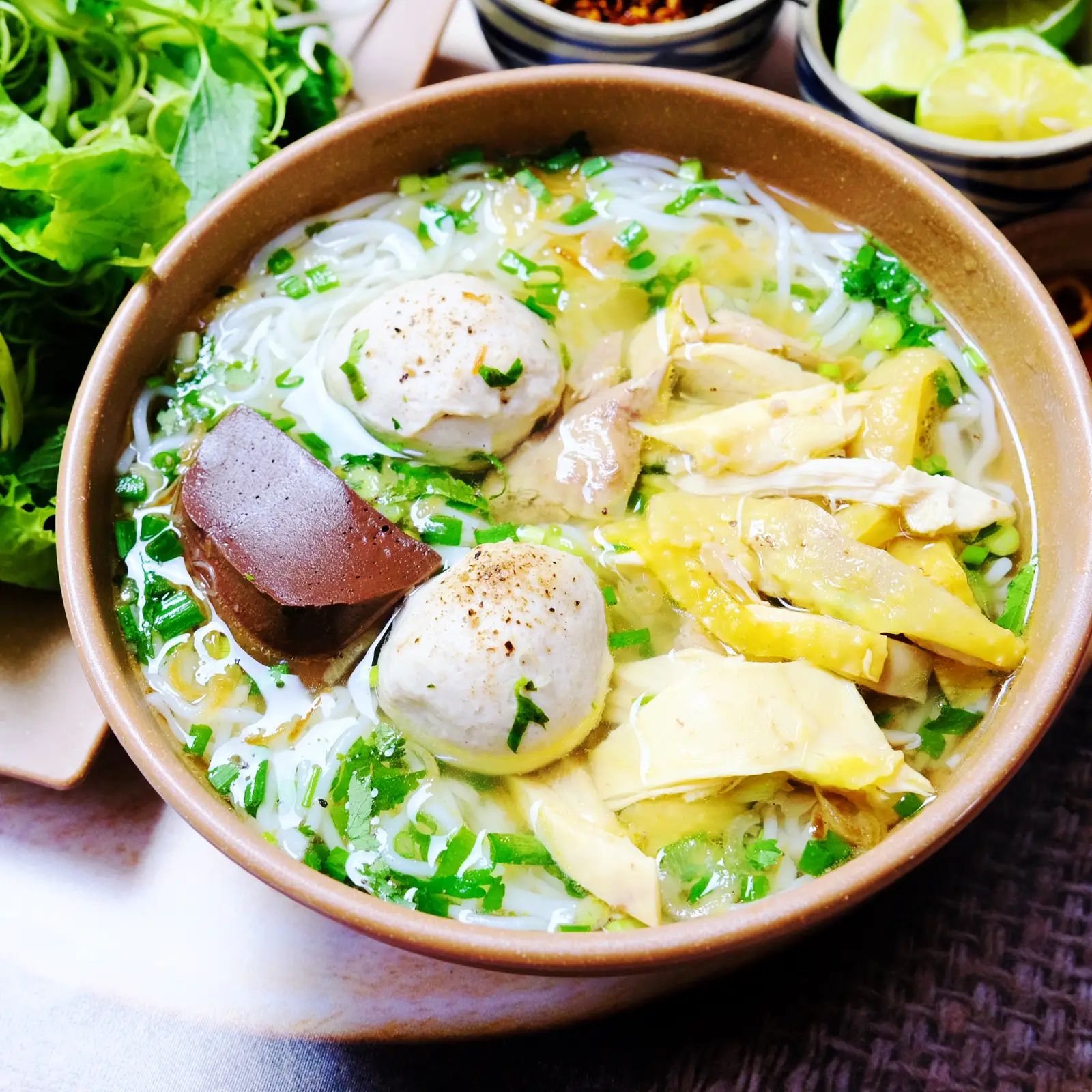 Hình ảnh Bún Mọc Gà