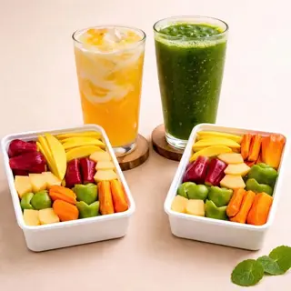 Hình ảnh COMBO 2 NGƯỜI: THẬP CẨM VITAMIN 500G + 2 NƯỚC TỰ CHỌN