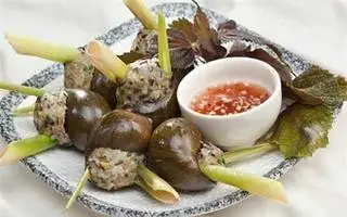 Hình ảnh ốc bưu nhồi thịt phần 4 con