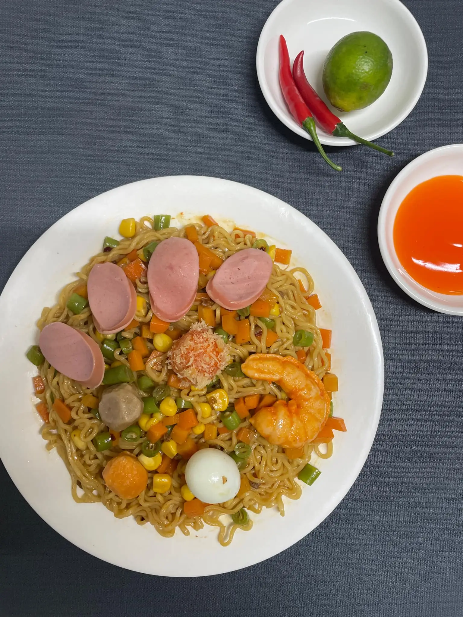 Hình ảnh Mì Trộn Rau củ
