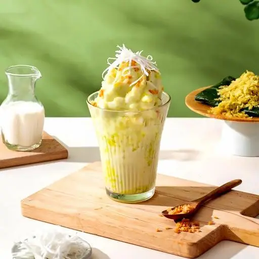 Hình ảnh Cốm dừa đá xay