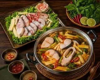 Hình ảnh Lẩu cá lăng măng cay