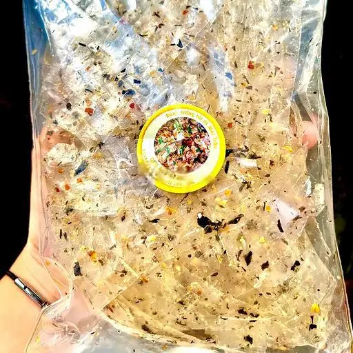 Hình ảnh Bánh tráng muối tỏi vị rong biển
