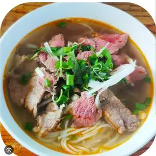 Hình ảnh bún bò tái