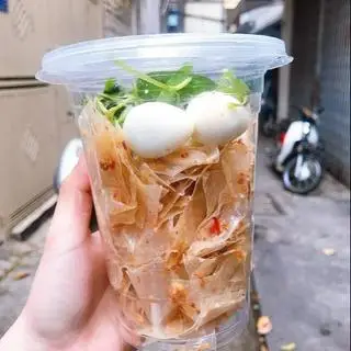 Hình ảnh Bánh tráng bơ hành phi 
